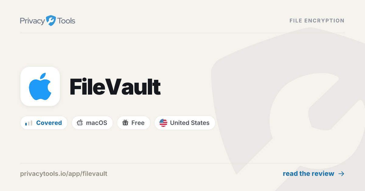 FileVault Review: Private File Encryption in 2026 - PrivacyTools.io