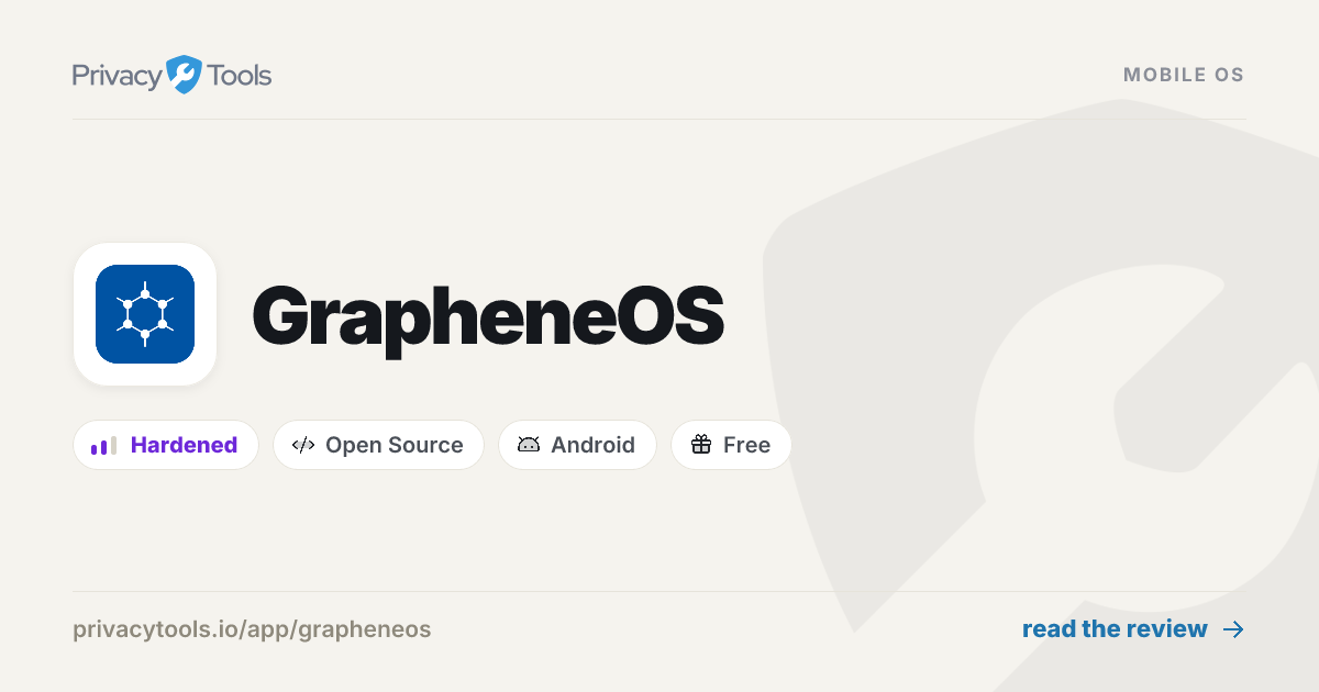 GrapheneOS Review: Private Mobile OS in 2026 - PrivacyTools.io